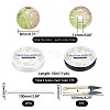 DIY Baking Paint Crackle Glass Beads Stretch Bracelet Making Kits DIY-PH0004-54B-3