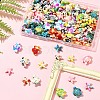 124Pcs 14 Styles Synthetic Turquoise Dyed Beads G-FS0005-88-7