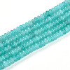 Dyed Natural White Jade Beads Strands G-T139-57A-06-4