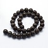 Natural Snowflake Obsidian Beads Strands X-G-I199-01-8mm-2