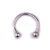303 Stainless Steel Circular/Horseshoe Barbell Nose Rings WG86D19-03-1