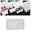 Halloween Theme Silicone Pendant Molds DIY-Q030-05B-1