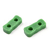 2-Hole Baking Paint Glass Seed Beads SEED-S023-17A-01-2