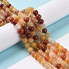 Natural Golden Silk Jade Beads Strands G-L555-05-10mm-7
