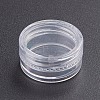 Transparent Plastic Empty Portable Facial Cream Jar X-MRMJ-WH0060-20A-1