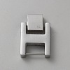 Rectangle Stainless Steel Watch Band Clasps LS-STAS-WH0048-08C-P-1