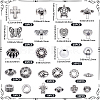 Tibetan Style Alloy Beads FIND-SC0022-53-2