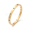 Hollow Star 304 Stainless Steel Hinged Bangles BJEW-L610-20G-4