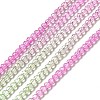 Transparent Gradient Color Glass Beads Strands X1-GLAA-H021-01B-01-2