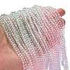 Transparent Painted Glass Beads Strands DGLA-A034-T3mm-A23-2