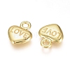Electroplated Alloy Charms X-PALLOY-G267-03G-2