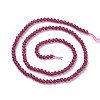 Faceted Glass Beads Strands G-F619-09D-3mm-2