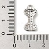 304 Stainless Steel Pendant Rhinestone Settings STAS-I310-23P-3