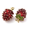 Alloy Enamel Pendants X-PALLOY-S032-01A-011-2