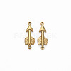 Ion Plating(IP) 304 Stainless Steel Connector Charms X-STAS-N097-099LG-NR-1