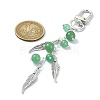 Nature Gemstone Pendant Decorations HJEW-TA00124-3