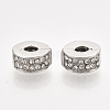 Brass European Clasps PDLC-S001-13E-P-2