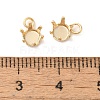 Ion Plating(IP) 304 Stainless Steel Charms Rhinestone Claw Settings STAS-U025-02A-G-3