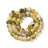 Dyed & Heated Natural Fire Crackle Agate Beads Strands G-P539-C01-01-3