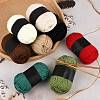 5Pcs Polyester Yarn for Knitting & Crochet YCOR-SZ0001-03M-5