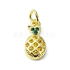 Brass Micro Pave Cubic Zirconia Pendants KK-H475-17G-03-1