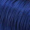 Round Nylon Satin Rattail Cord NWIR-WH0009-15A-10-3