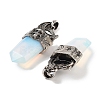 Opalite Faceted Sword Pendants G-Q163-01AS-08-2