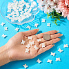 200Pcs ABS Imitation Pearl Beads OACR-TA0003-84B-6