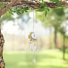 Moon & Star Alloy Hanging Ornaments HJEW-TADJ0022-7