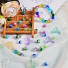 Baking Painted Crackle Glass Bead and Transparent Spray Painted Glass Pendants CCG-SZ0001-04-3