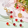 40Pcs 2 Colors Plastic Pendants KY-PH0001-64-4