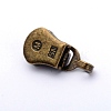 Zinc Alloy Zipper Slider PALLOY-WH0082-33B-AB-2