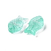 Transparent Spray Painted Glass Beads X1-GLAA-I050-10C-2