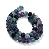 Natural Fluorite Carved Beads Strands G-L634-O02-02-4