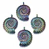 Rainbow Color Alloy Pendants PALLOY-S180-008-RS-1