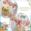 Wicker Flower Baskets with Handle DIY-WH0899-431B-3