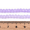 Baking Paint Imitation Jade Glass Bead Strands X-DGLA-A034-J2MM-A50-4