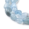 Natural Aquamarine Beads Strands X-G-D0004-A02-04A-3