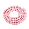 Anti-Tarnish Electroplate Glass Beads Strands EGLA-T021-4mm-15-04-2