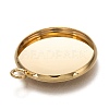 304 Stainless Steel Pendant Cabochon Settings STAS-Z030-01D-G-3