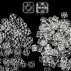 100pairs Plastic Snap Buttons BUTT-CY0001-03-7