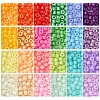 DIY Column Baking Paint Glass Seed Beads Bracelets Making Kits SEED-FS0001-39-3