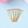 Brass Ball Head Pins KK-YW0004-03C-G-1