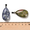Natural & Synthetic Mixed Gemstone Pendants G-M424-07P-3