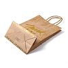 Gold Stamp Thank You Printed Paper Gift Tote Bags ABAG-Q055-03D-3