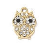 Alloy Rhinestone Pendants RB-CBA9733-02G-1