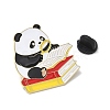 Reading Panda Enamel Pins AL-E002-04E-3
