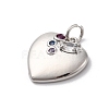 Brass Micro Pave Cubic Zirconia Pendants KK-U033-16G-2