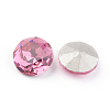 Pointed Back & Back Plated K9 Glass Rhinestone Cabochons RGLA-J012-10mm-209-2