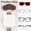 1Pc Cowhide Eyeglass Cases ABAG-CN0001-58A-2